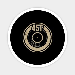 45 Record Adapter (Distressed) Magnet